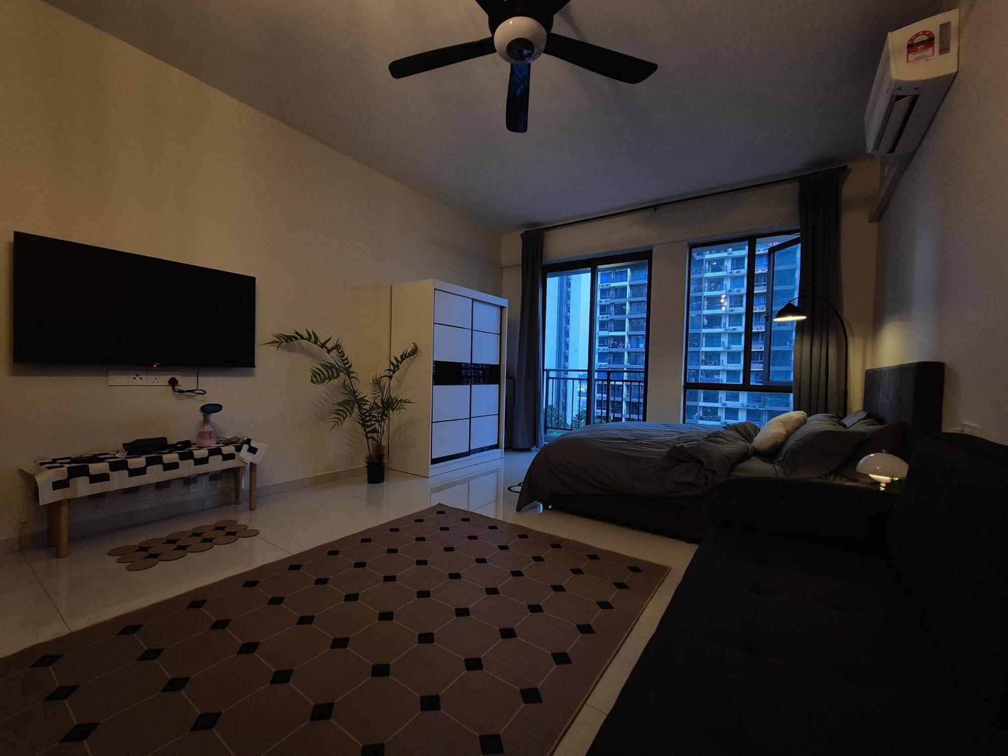 Park Cozy Garden View For 3 Pax Apartment *